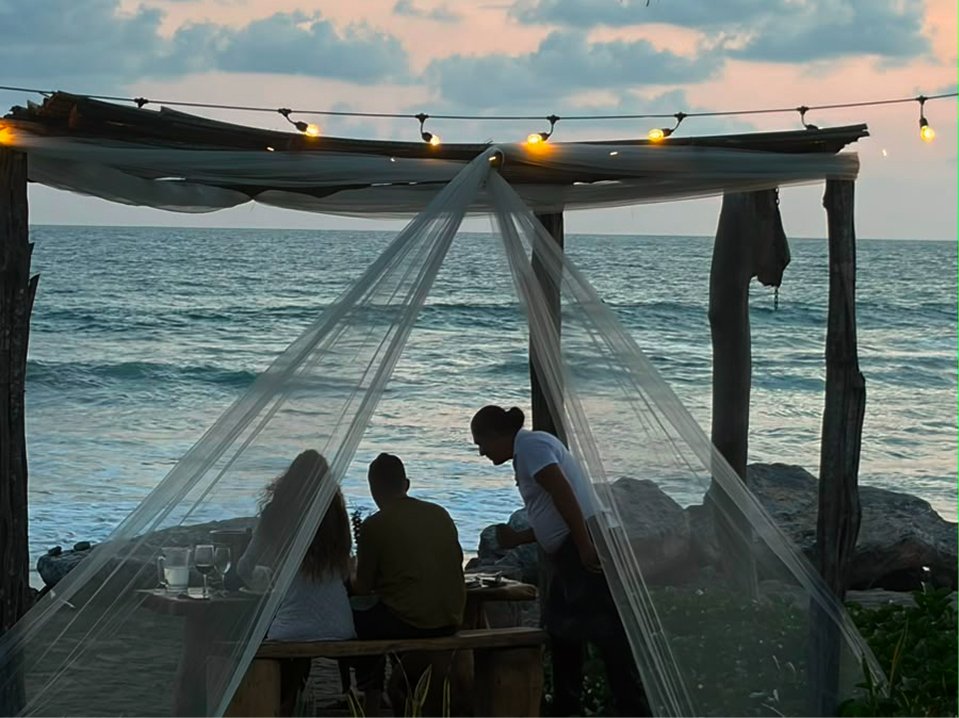A Romantic Dinner by the Sea